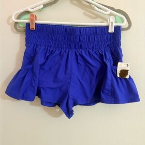 Free People Movement electric cobalt blue athletic Women's Shorts
